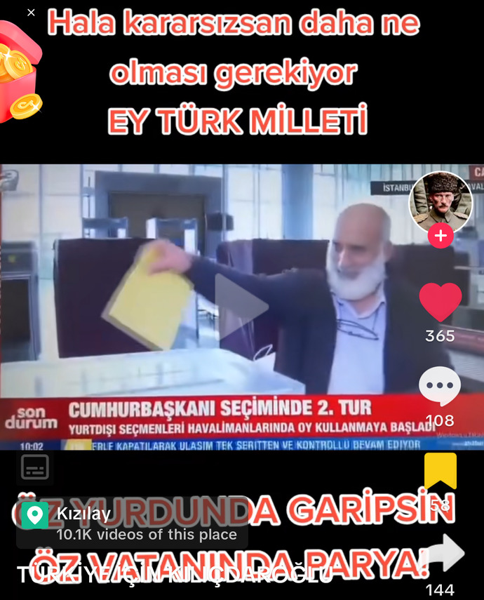 A Haber spikerinin oy kullanan seçmene soru sormak isterken istemeden arap birisine sorması gündem oldu düşünceleriniz?
