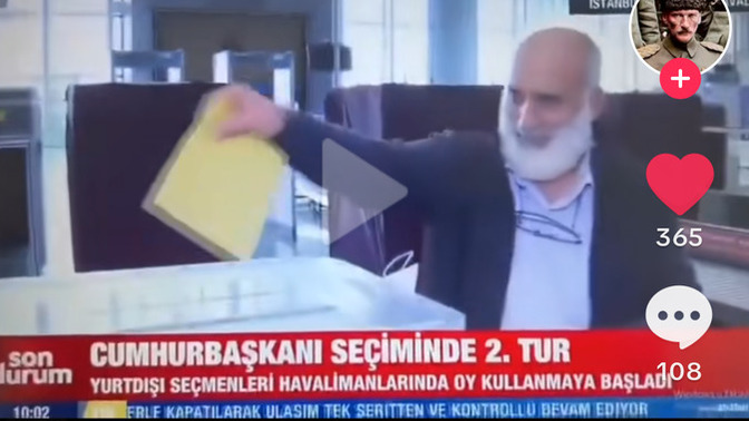 A Haber spikerinin oy kullanan seçmene soru sormak isterken istemeden arap birisine sorması gündem oldu düşünceleriniz?