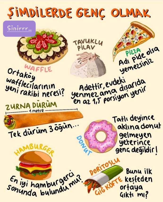 Bunları tüketirsen kesin gencecik kalıyorsundureee😝😂😂