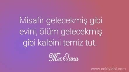 Temizlik yaptınız mı, hem ruhen hem dünyalık?