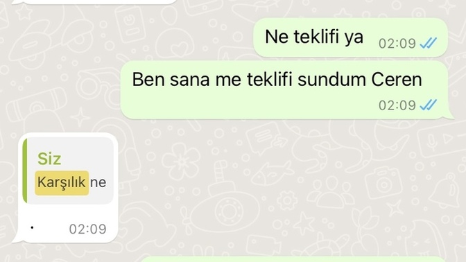 Paramı yemeye çalışan bu kızla nasıl işi pişiririm?