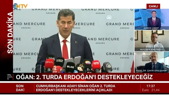 Oğan 2. Turda Erdogan dedi, Siz ne diyorsunuz?