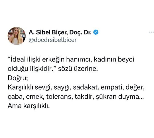 Sizden hanımcı erkek olur mu?