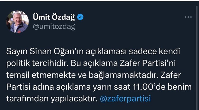 Sinan oğanın söylediği onca şeye rağmen cumhur itifaki ile bir olması hakkında ne düşünüyorsunuz?