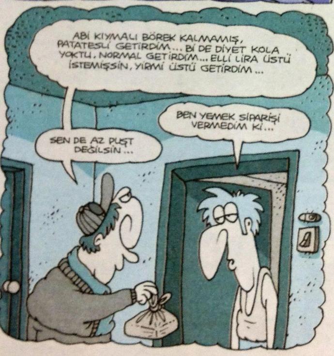 En çok sipariş edilen yemek lahmacunmuş. Sen dışarıdan en çok ne sipariş ediyorsun?