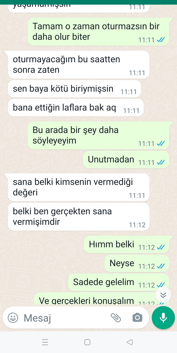 Dolduruşa geldim ve kaba konuşup ilişkiyi bitirdim. Ne yapmalıyım?