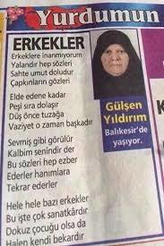 Erkekler size siir yazdim nasil olmus?
