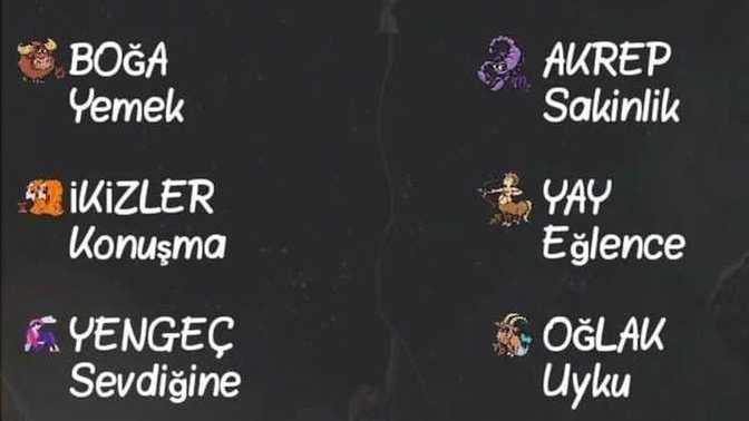 Burcunuza göre neye bağımlısınız?