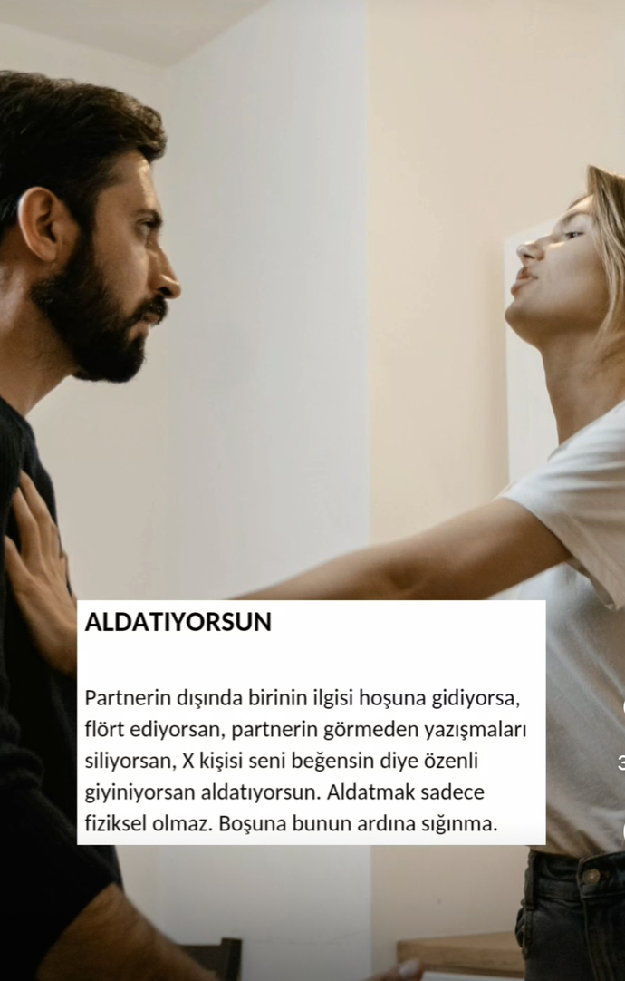 Hangi davranışlar aldatmaya girer?
