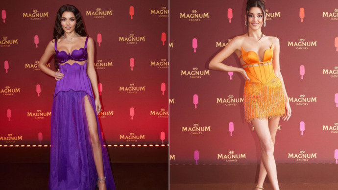 Cannes gecesinden Hande Erçel
