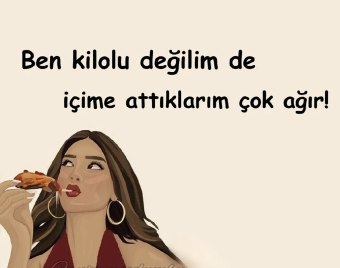 İçine attığın dertlerin kilo yapsaydı, kaç kilo olurdun😅?