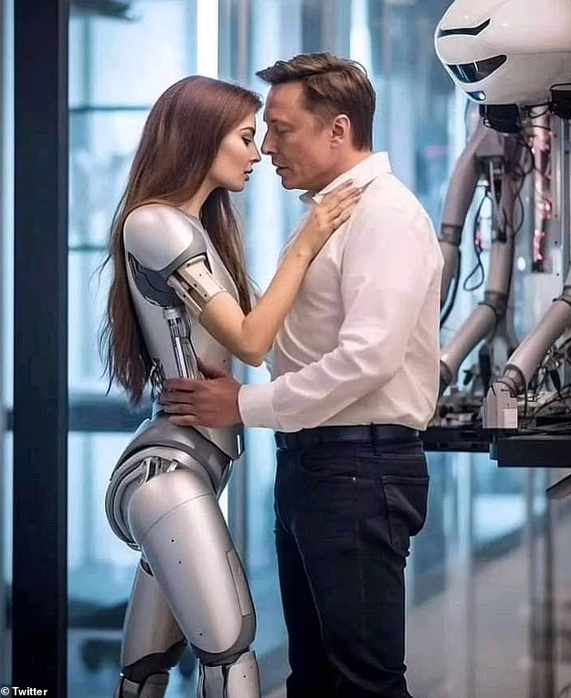 Elon musk robotla öpüştü sizce iyi mi?