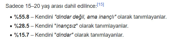 İleriki senelerde Türkiyede dini demografi sizce değişir mi?