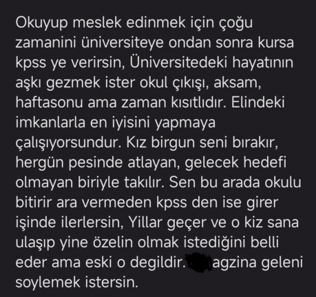 Son ilişkiniz nasıldı?