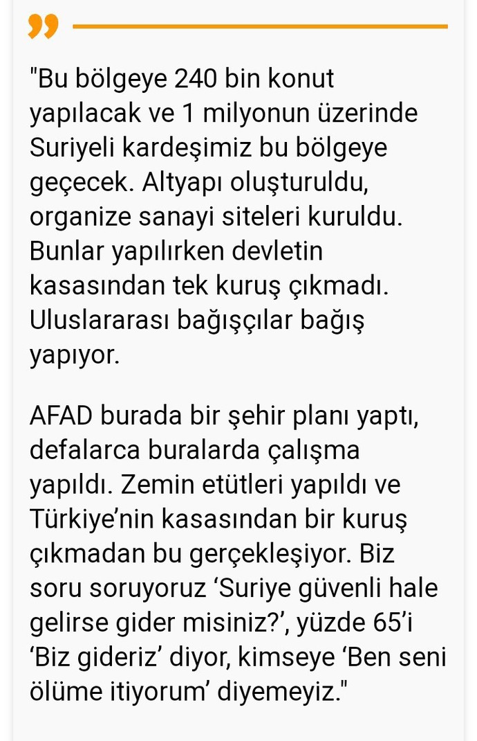 Suriyelilere bile sahip çıkabilecek güçte bir devletimiz olduğu için şükür etmelimiyiz?