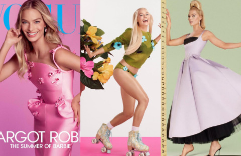 Margot Robbie, Vogue markası için kamera karşısında! Fotoğrafları güzel olmuş mu sizce?