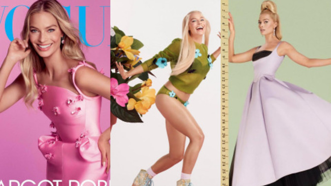 Margot Robbie, Vogue markası için kamera karşısında! Fotoğrafları güzel olmuş mu sizce?
