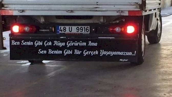 Favori kamyon arkası yazınız hangisi?
