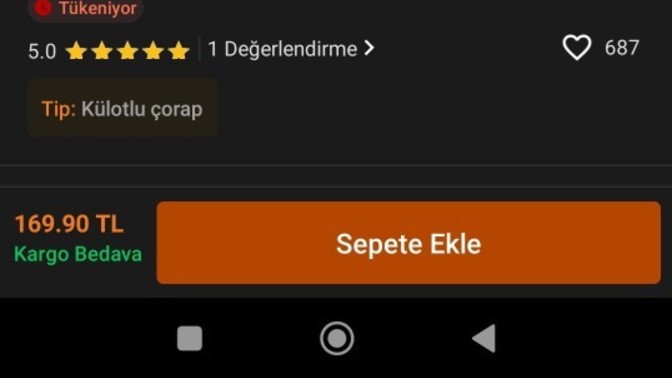Sizce bir çorap için 170 tl pahalı mı?