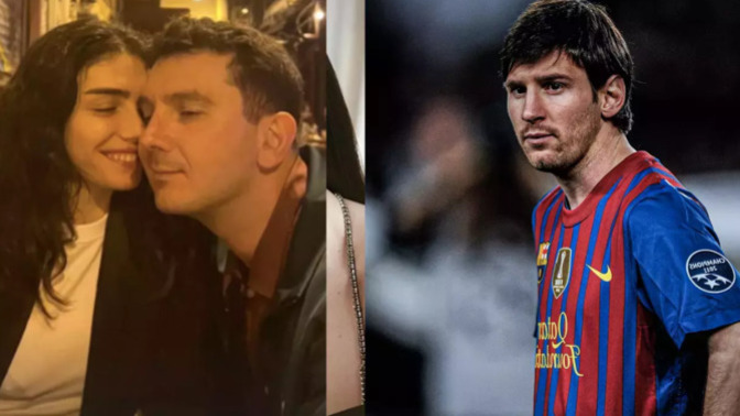 Hazar Ergüçlü'nün yeni sevgilisi Kutay Soyocak, Messi'ye benzetiliyor. Sizce benziyor mu?
