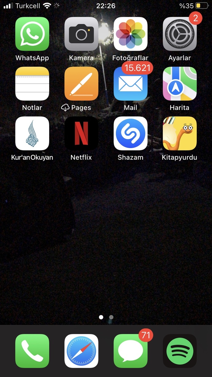 Telefon duvar kağıdınızda ne var?