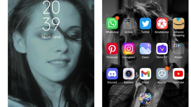 Telefon duvar kağıdınızda ne var?