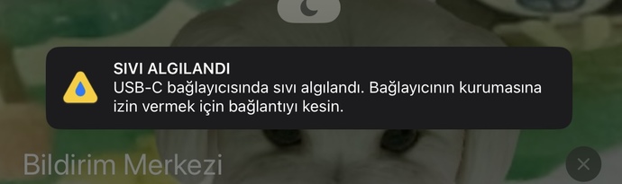 Sıvı teması var diyip duruyor ama sıvı teması falan yok ne yapacağıım?