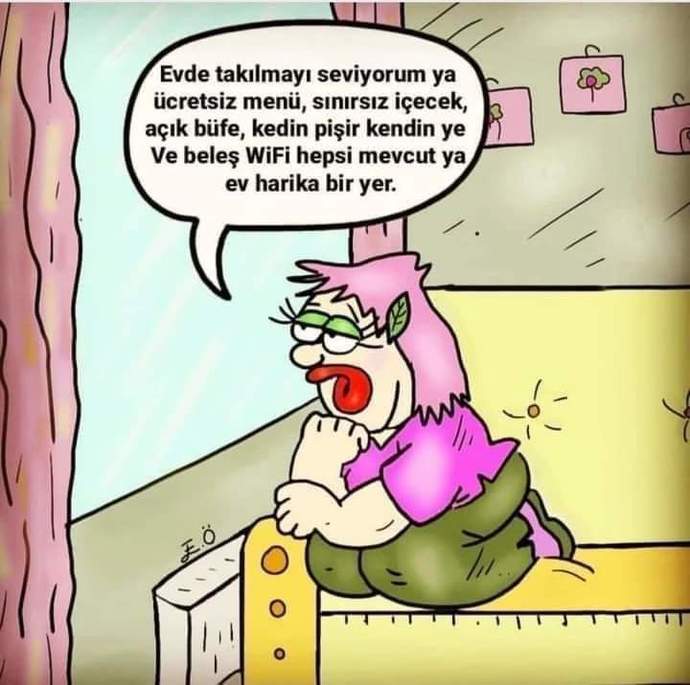 Sizce ev harika bir yer değil mi?