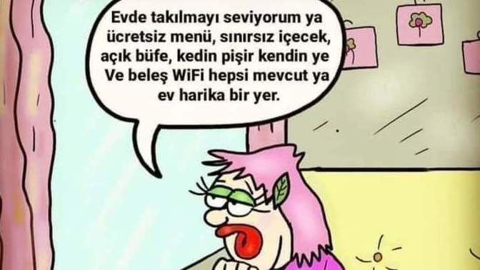 Sizce ev harika bir yer değil mi?