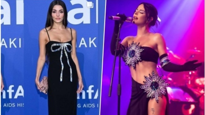 Hande Erçel'in siyah elbisesi mi daha havalı görünüyor, Simge'nin mi?