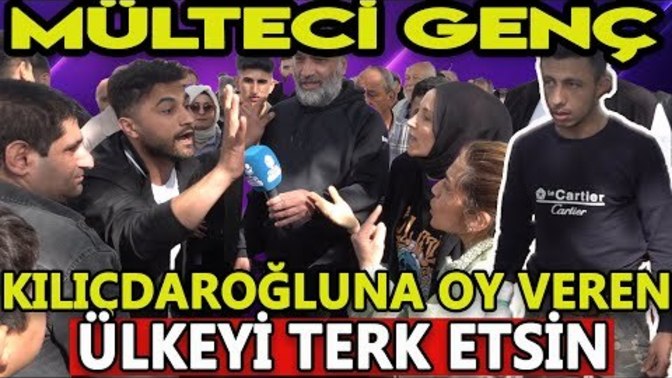 Vatandaşlık alan bir suriyeli genç Erdoğan'a oy vermeyen ülkeden defolup gitsin dedi! Türkiye'de mülteci durumuna mı düştük?