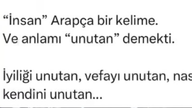 En son neyi unuttunuz/unutmuş olabilirsiniz?