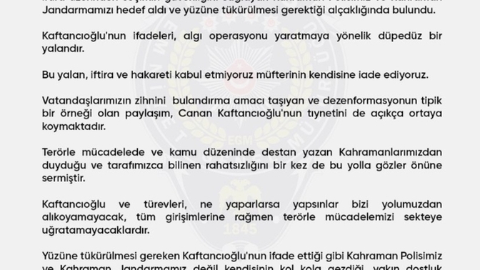 Canan Kaftancıoğlu'nu sever misiniz? Son yaptığı açıklamalar polislerimize karşı bir hakaret suçu değil mi?