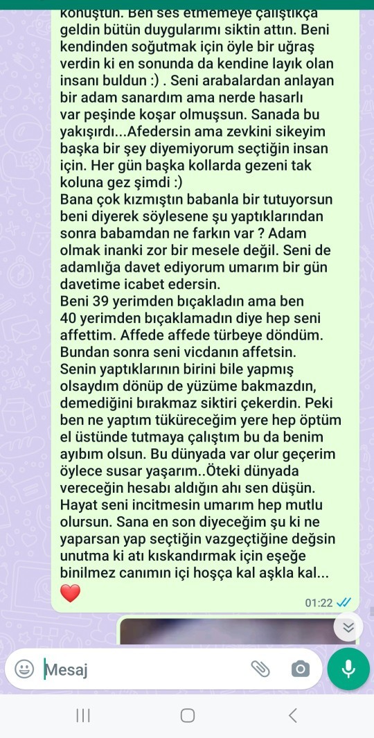 Sizce yanlış herhangi bir şey yapmış ya da söylemiş miyim?