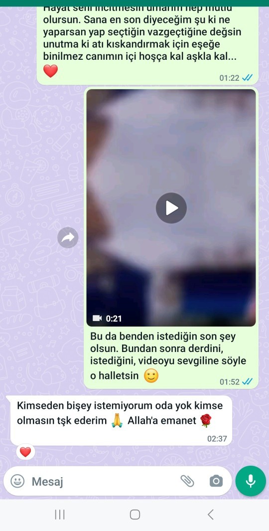 Sizce yanlış herhangi bir şey yapmış ya da söylemiş miyim?