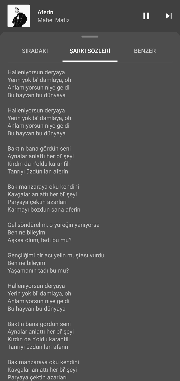 Aferini mecazen mi yoksa gercek anlamda mi dersiniz?