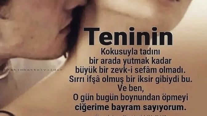 Sevdiğin insanın ten kokusu senin için ne ifade eder?