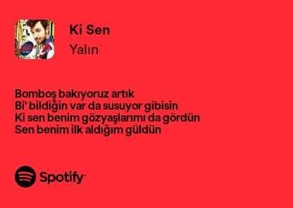 En sevdiğiniz yalın şarkısı hangisi?