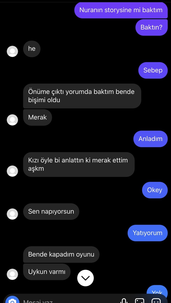 Sevgilim, en yakın kız arkadaşımın storyisine bakmış. Trip atmakta haklı mıyım?