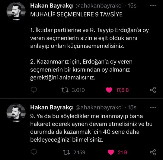 Sonar araştırma anket sirketi başkanı CHP kaybetme sebeplerini sıralamış. Siz bu maddeler için ne diyeceksiniz?