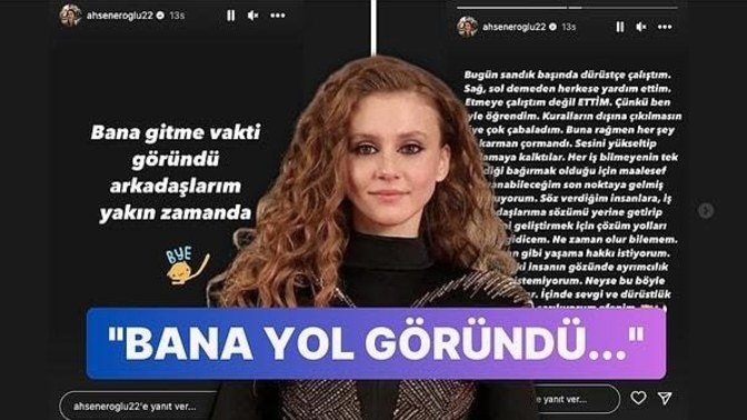 Oyuncu Ahsen Eroğlu Türkiye'yi terk edeceğini açıkladı. İmkanınız olsaydı Türkiye'yi terk eder miydiniz?