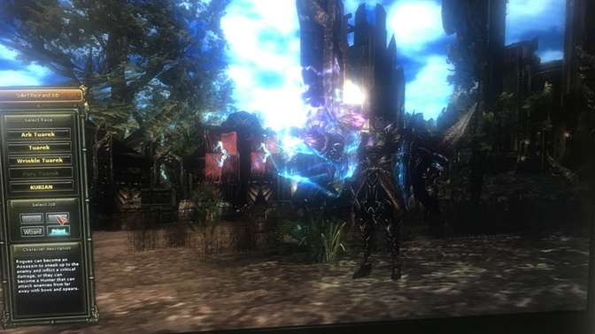 Knight online karakter seçemiyorum?