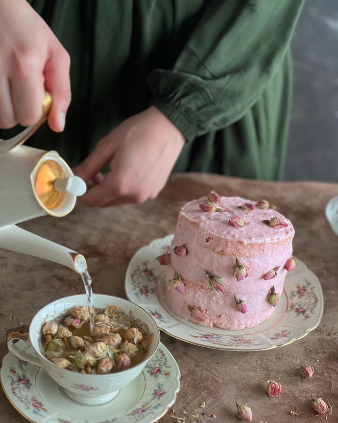 Gül konseptli mini pastam nasıl olmuş 🌸?
