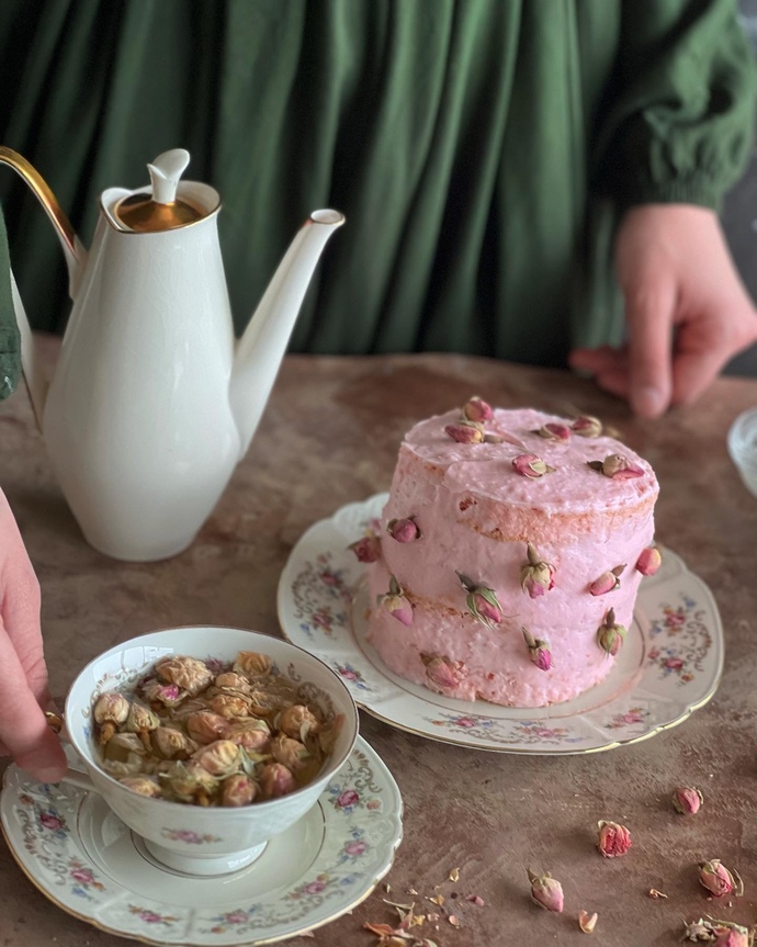Gül konseptli mini pastam nasıl olmuş 🌸?