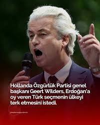 Hollanda Özgürlük Partisi Wildersin açıklamasını gördünüz mü?