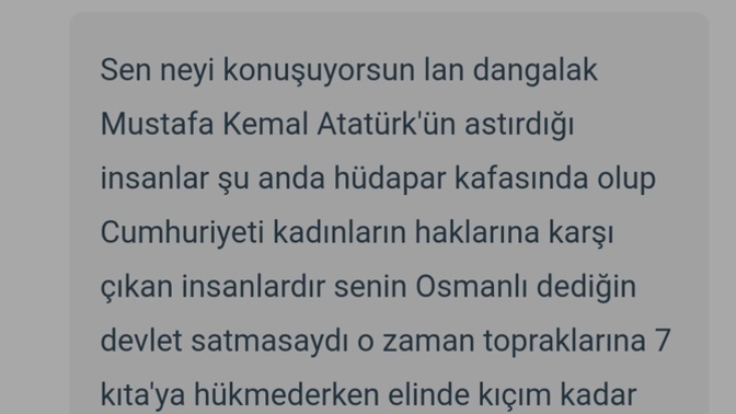 Mustafa Kemal Atatürk'ü sevmeyen insana saygı duyar mısınız?