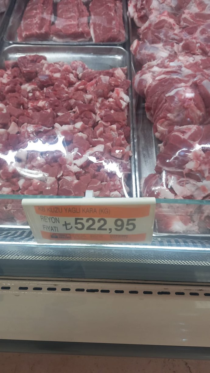 Kuşbaşı etin kilosu 500 lirayı geçti. Nasıl, iyi mi keyifler?