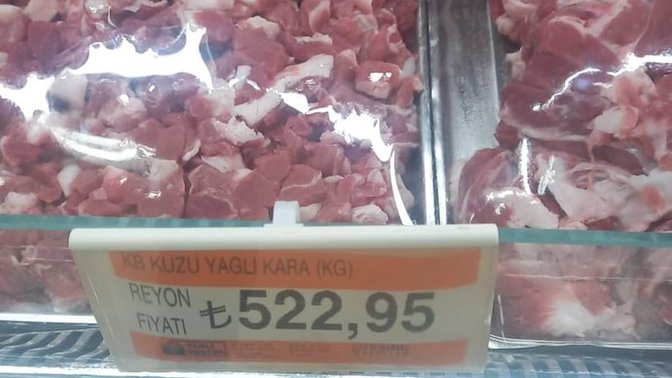 Kuşbaşı etin kilosu 500 lirayı geçti. Nasıl, iyi mi keyifler?