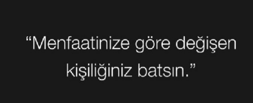 Menfaatinize göre kişiliğiniz değişir mi?