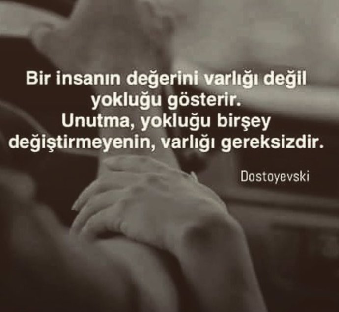 Varlığımız yoktu, bizde yokluğumuzu seçeneklerde gördük.